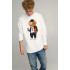 Sweatshirt men's OVERSIZE /no flis/