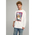 Sweatshirt men's OVERSIZE /no flis/