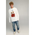 Світшот чоловічий OVERSIZE /no flis/