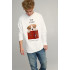 Світшот чоловічий OVERSIZE /no flis/