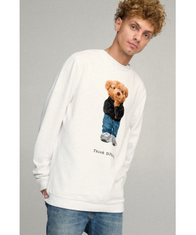 Sweatshirt men's OVERSIZE /no flis/