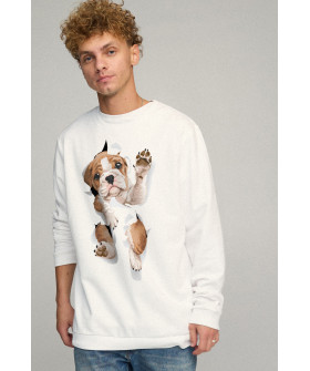 Sweatshirt men's OVERSIZE /no flis/