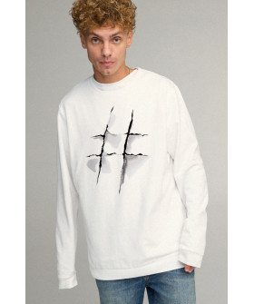 Sweatshirt men's OVERSIZE /no flis/