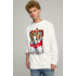 Світшот чоловічий OVERSIZE /no flis/