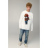 Світшот чоловічий OVERSIZE /no flis/