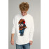 Світшот чоловічий OVERSIZE /no flis/