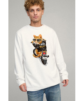 Світшот чоловічий OVERSIZE /no flis/