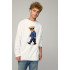 Sweatshirt men's OVERSIZE /no flis/