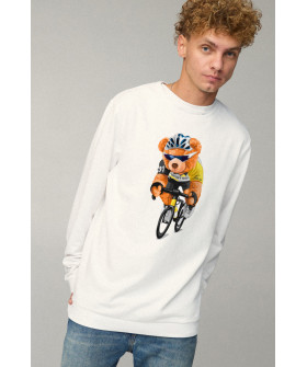 Sweatshirt men's OVERSIZE /no flis/