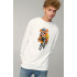 Sweatshirt men's OVERSIZE /no flis/