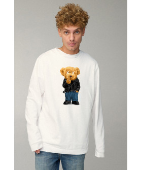 Sweatshirt men's OVERSIZE /no flis/