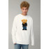 Sweatshirt men's OVERSIZE /no flis/