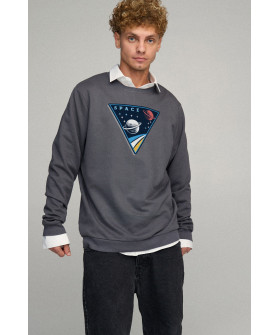 Світшот чоловічий OVERSIZE /no flis/