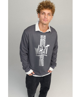 Світшот чоловічий OVERSIZE /no flis/