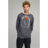 Світшот чоловічий OVERSIZE /no flis/