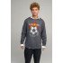 Світшот чоловічий OVERSIZE /no flis/