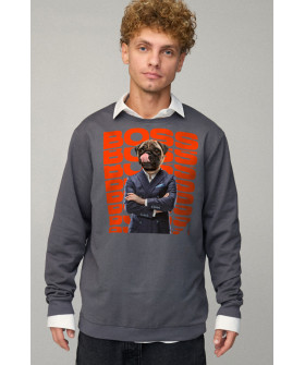 Sweatshirt men's OVERSIZE /no flis/
