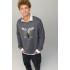 Sweatshirt men's OVERSIZE /no flis/