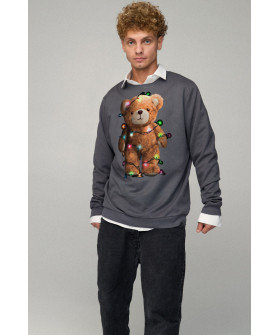Світшот чоловічий OVERSIZE /no flis/