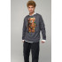 Світшот чоловічий OVERSIZE /no flis/