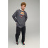 Sweatshirt men's OVERSIZE /no flis/