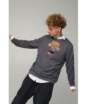 Sweatshirt men's OVERSIZE /no flis/