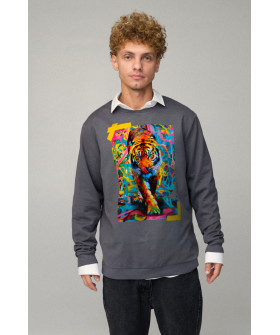 Sweatshirt men's OVERSIZE /no flis/