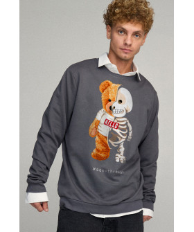 Свитшот мужской OVERSIZE /no flis/