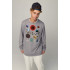 Свитшот мужской OVERSIZE /no flis/