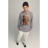 Sweatshirt men's OVERSIZE /no flis/