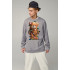 Sweatshirt men's OVERSIZE /no flis/