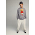 Світшот чоловічий OVERSIZE /no flis/