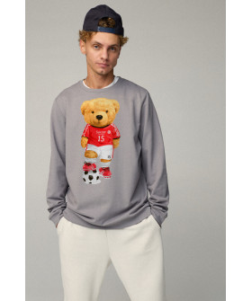Світшот чоловічий OVERSIZE /no flis/