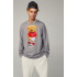 Світшот чоловічий OVERSIZE /no flis/