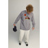 Sweatshirt men's OVERSIZE /no flis/