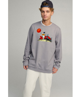 Sweatshirt men's OVERSIZE /no flis/