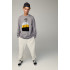 Світшот чоловічий OVERSIZE /no flis/