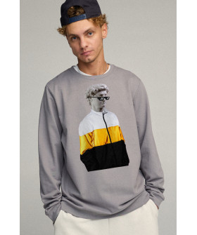 Світшот чоловічий OVERSIZE /no flis/