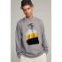 Світшот чоловічий OVERSIZE /no flis/