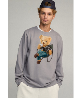Світшот чоловічий OVERSIZE /no flis/