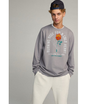 Світшот чоловічий OVERSIZE /no flis/