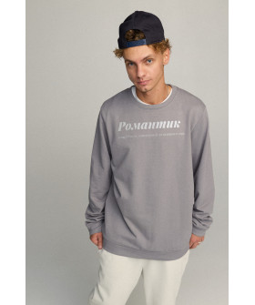 Світшот чоловічий OVERSIZE /no flis/