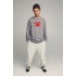 Свитшот мужской OVERSIZE /no flis/