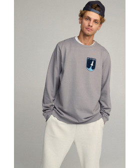 Sweatshirt men's OVERSIZE /no flis/