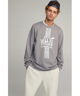 Світшот чоловічий OVERSIZE /no flis/
