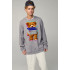 Свитшот мужской OVERSIZE /no flis/