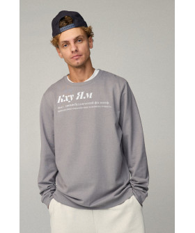 Sweatshirt men's OVERSIZE /no flis/