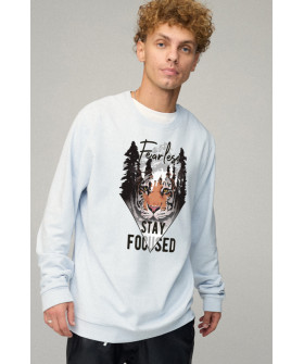 Sweatshirt men's OVERSIZE /no flis/