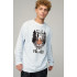 Sweatshirt men's OVERSIZE /no flis/