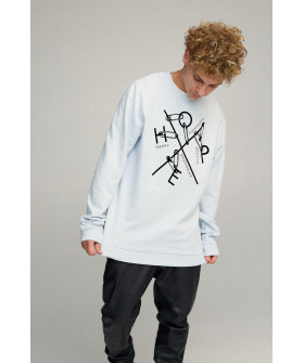 Свитшот мужской OVERSIZE /no flis/